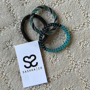 Sashka set of 3 roll on bracelets